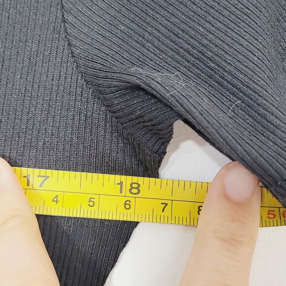 ๐ธ XS Ardene Charcoal Midi Wrap Dress๐ธ - Picture 8 of 9